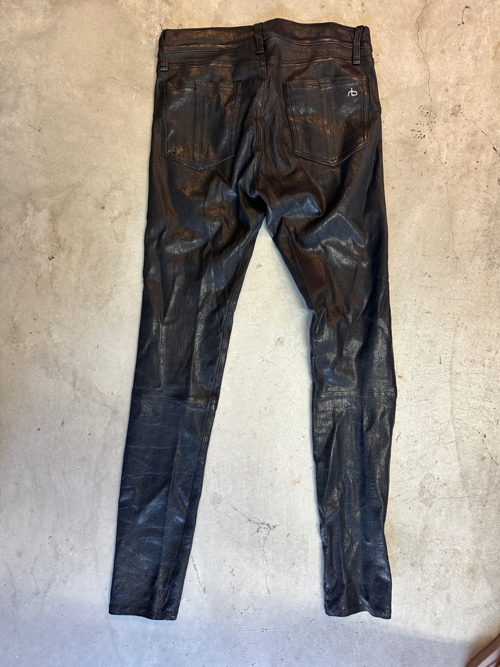 Leather Rag & Bone Pants - Picture 4 of 7